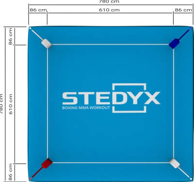 Stedyx Olympic boxing ring official size